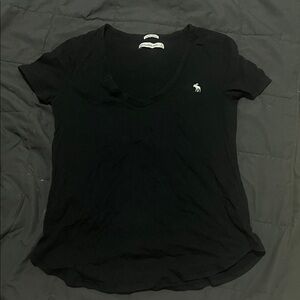 Abercrombie & Fitch Black Short Sleeve Tee